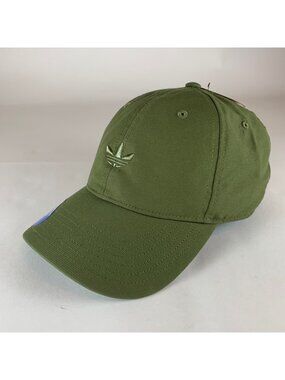 Adidas Originals Unisex Army Green Athletic Strapback Adjustable Hat New
